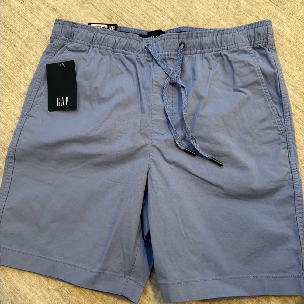 GAP Sky Blue Drawstring Shorts